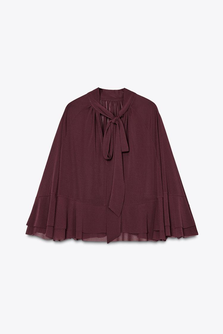 Milou Ruffled Cape