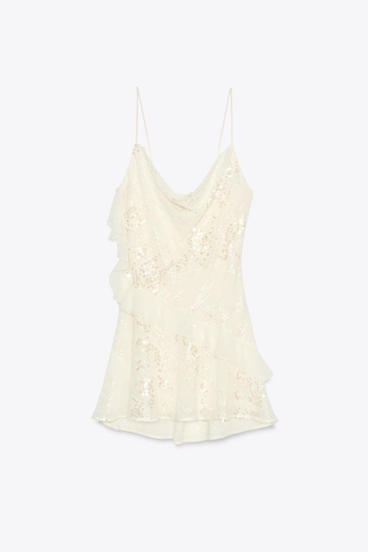 Angela Mini Dress With Sequin Details