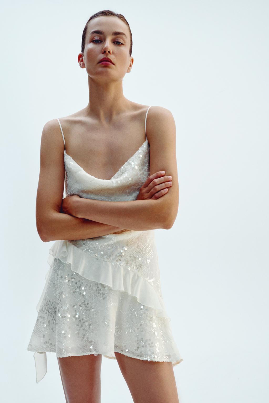 Angela Mini Dress With Sequin Details