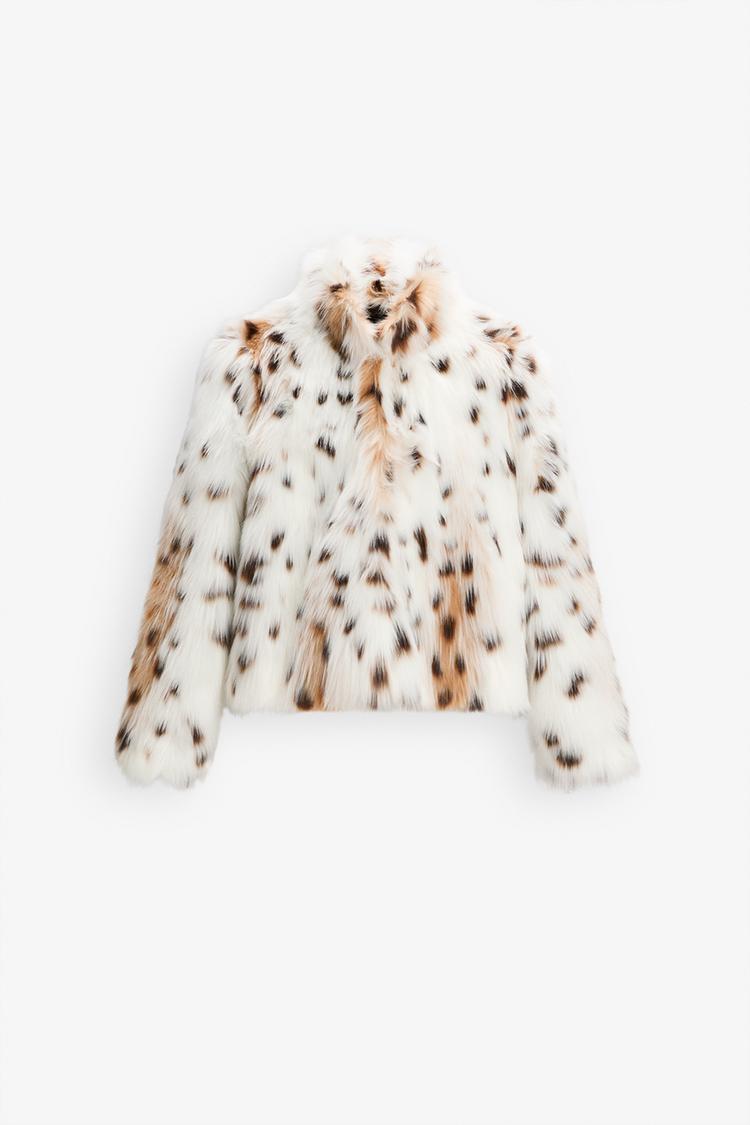 Faux Leopard Jacket