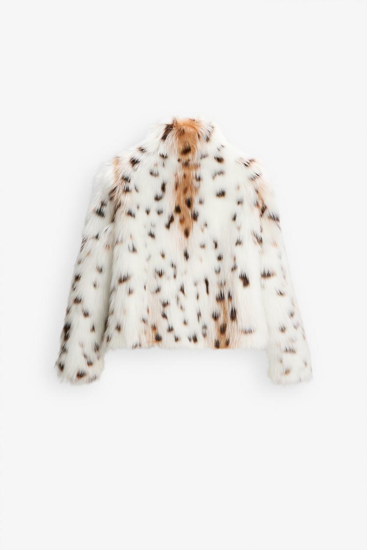 Faux Leopard Jacket