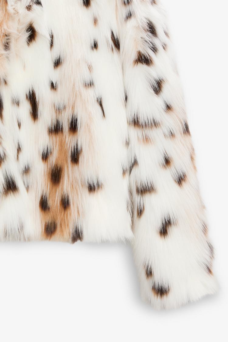 Faux Leopard Jacket