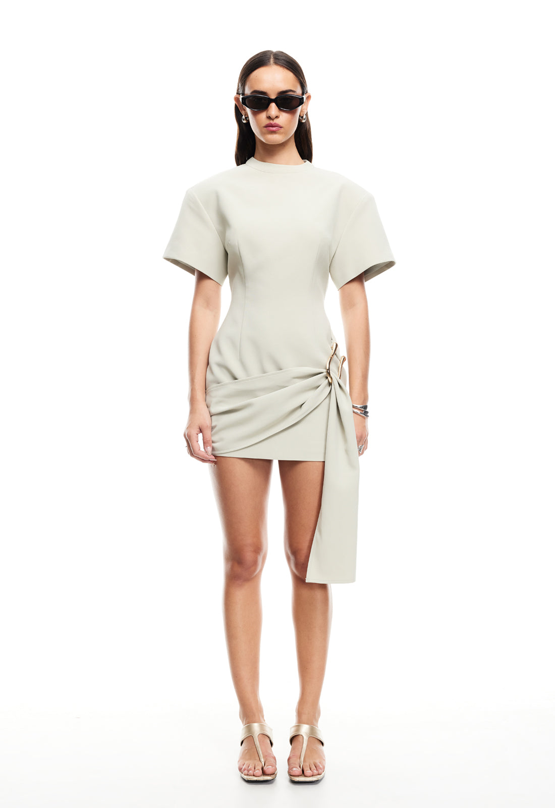 MARTINI MINI DRESS - MATCHA