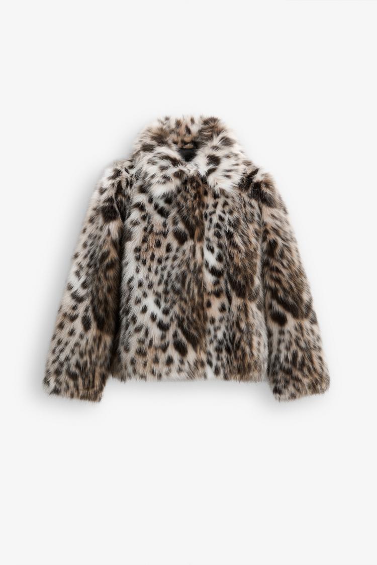 Faux Leopard Jacket
