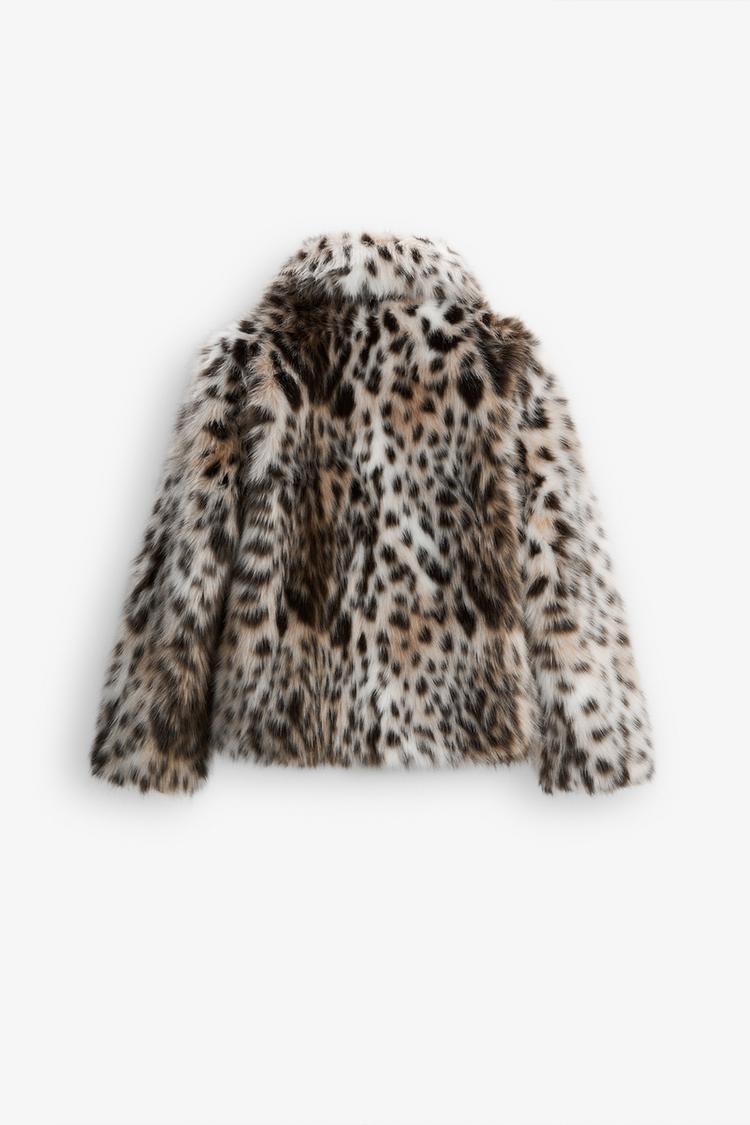 Faux Leopard Jacket
