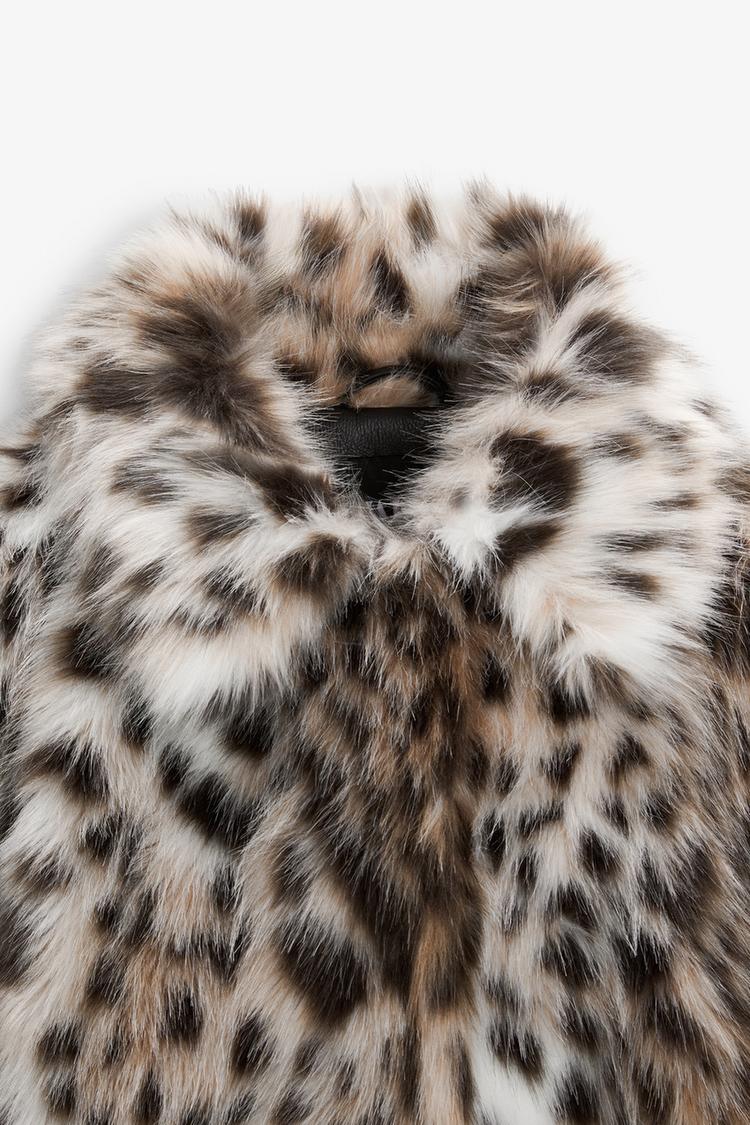 Faux Leopard Jacket