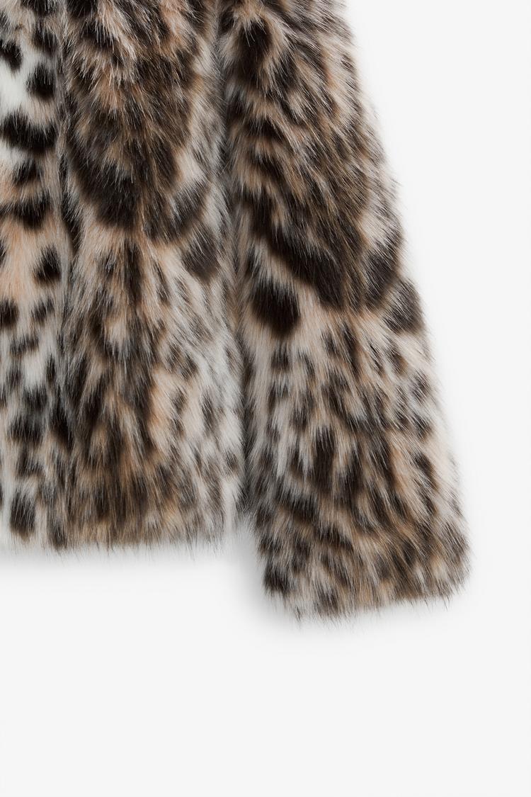 Faux Leopard Jacket