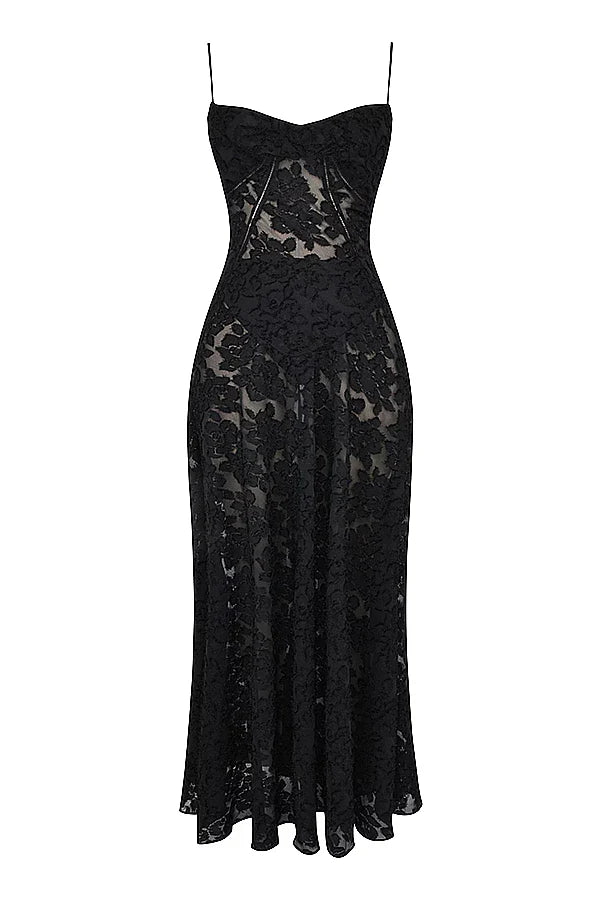 Black Floral dress