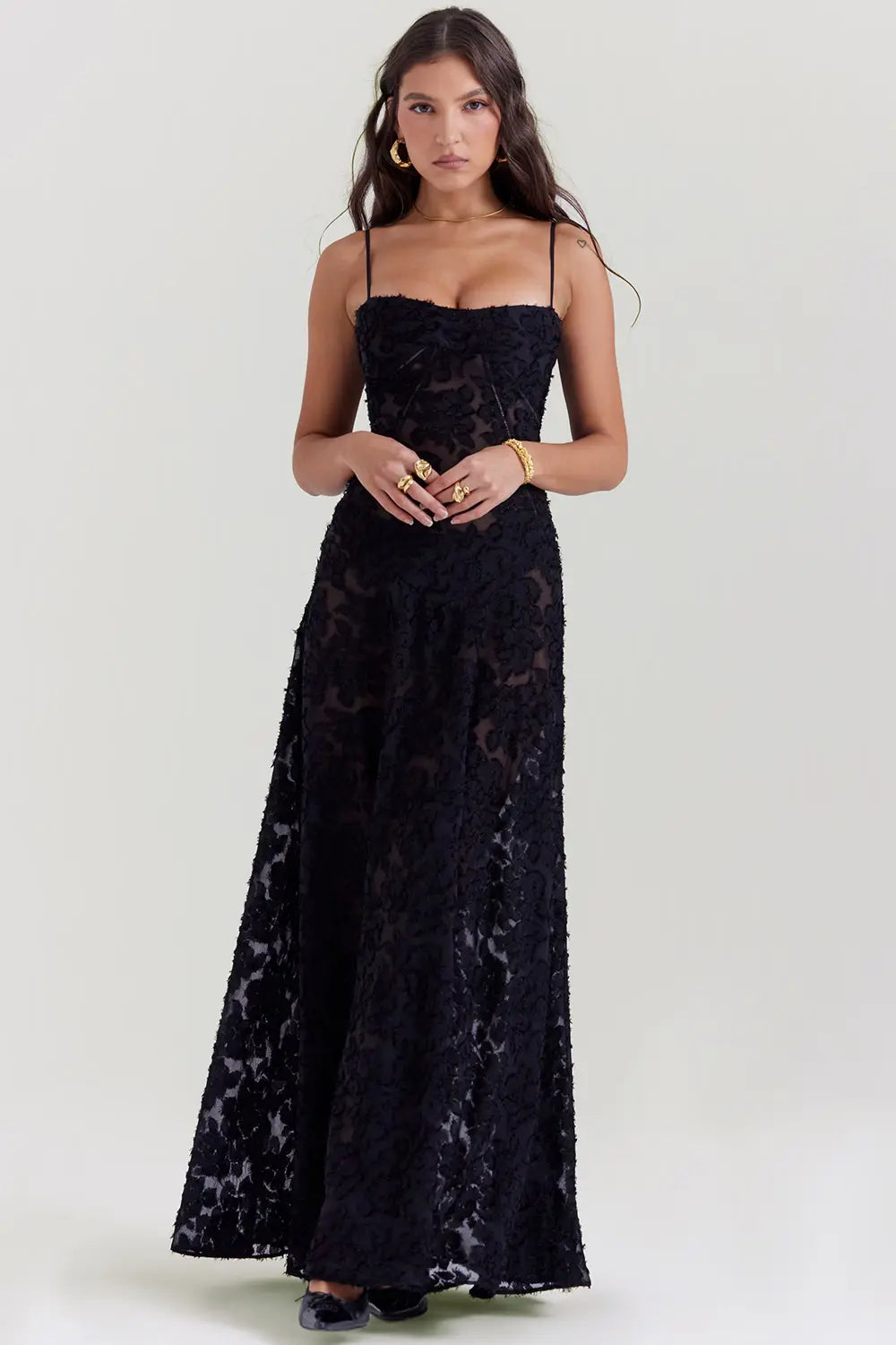 Black Floral dress