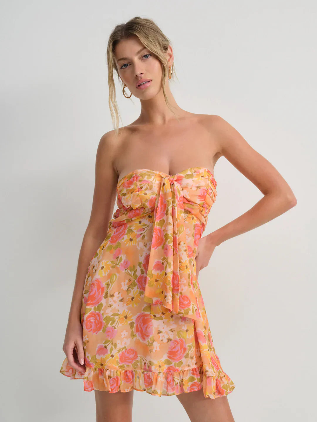 Vibrant Spring Mini Dress