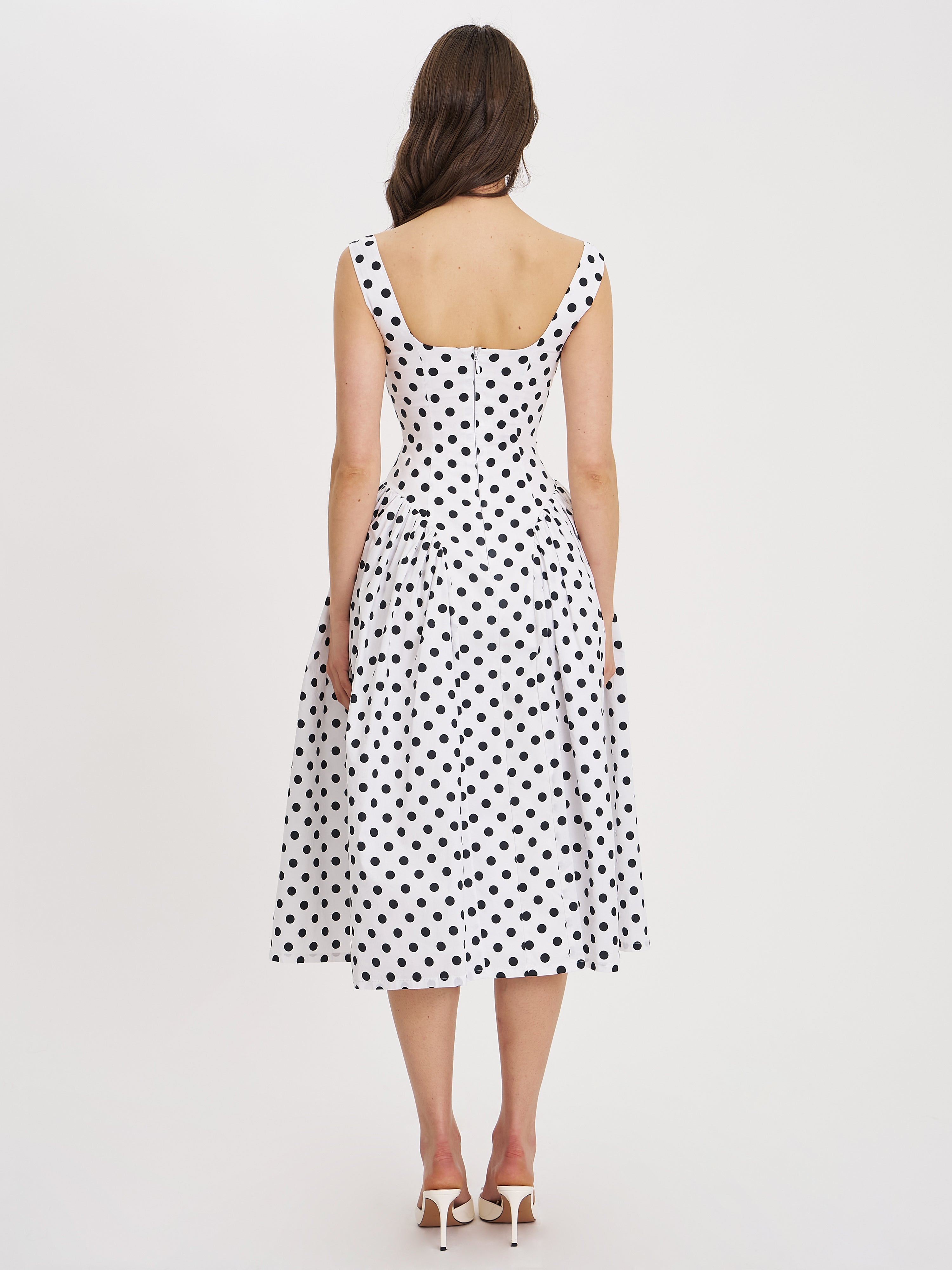 Daniya Polka Dot Dress