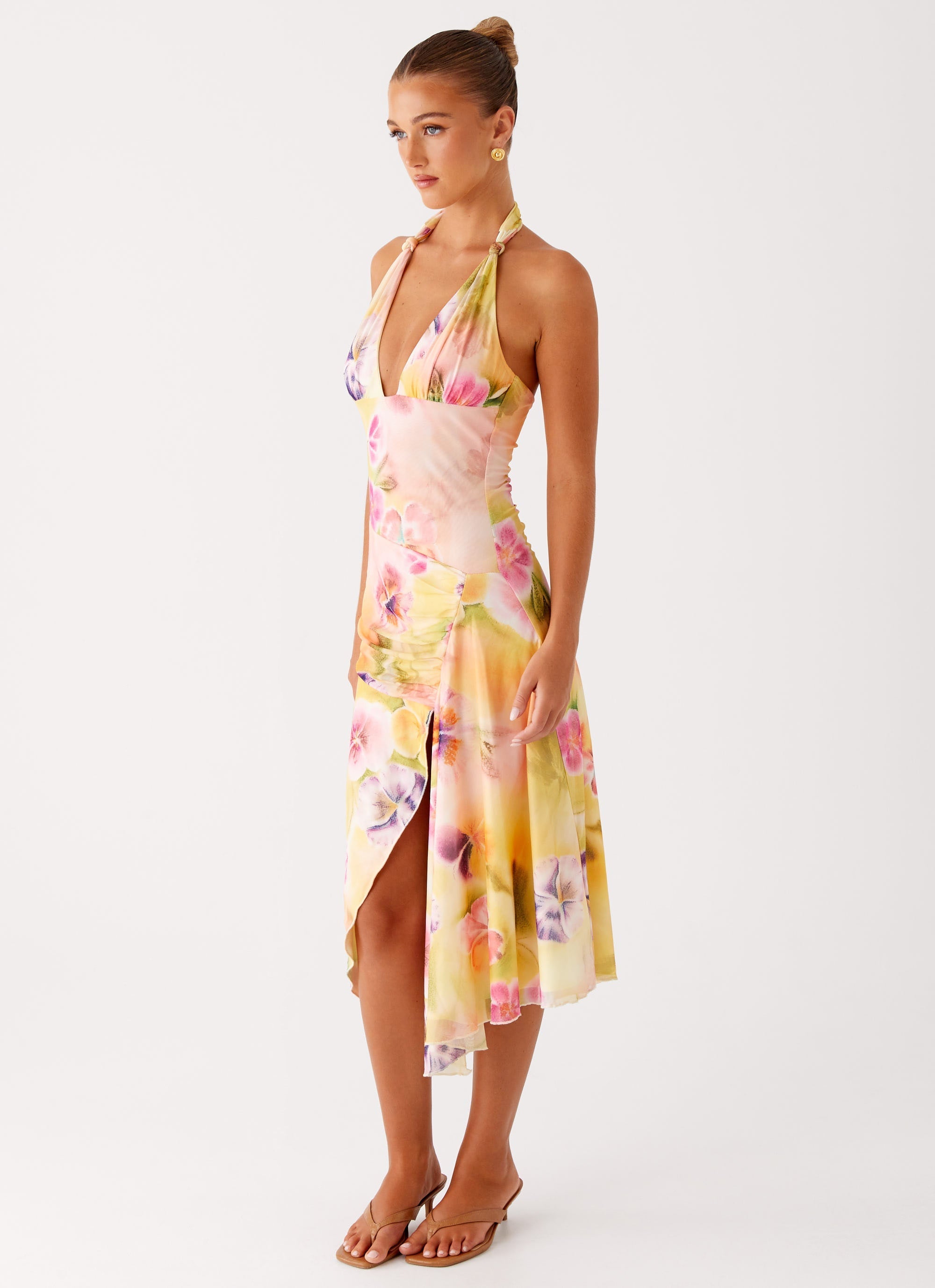 Floral Summer Midi Dress