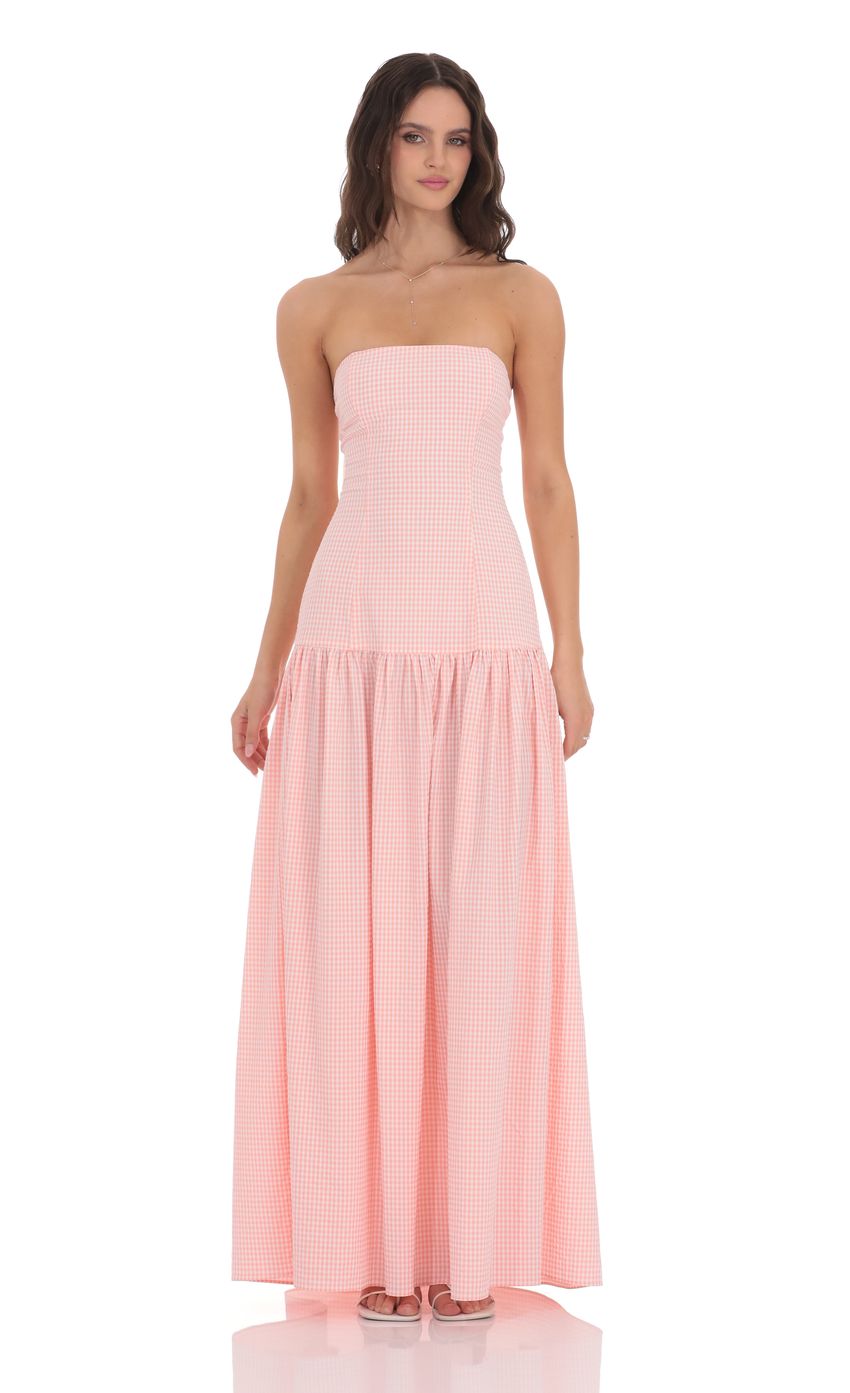 GINA STRAPLESS MAXI DRESS