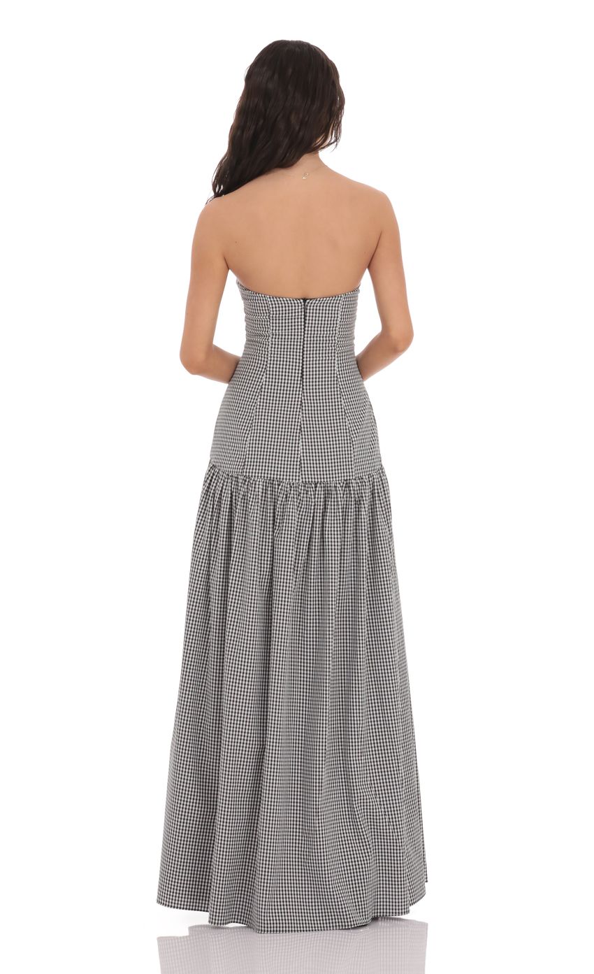 GINA STRAPLESS MAXI DRESS