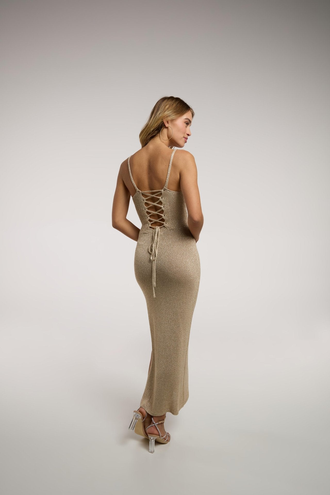 Maxi Dress With Lacing