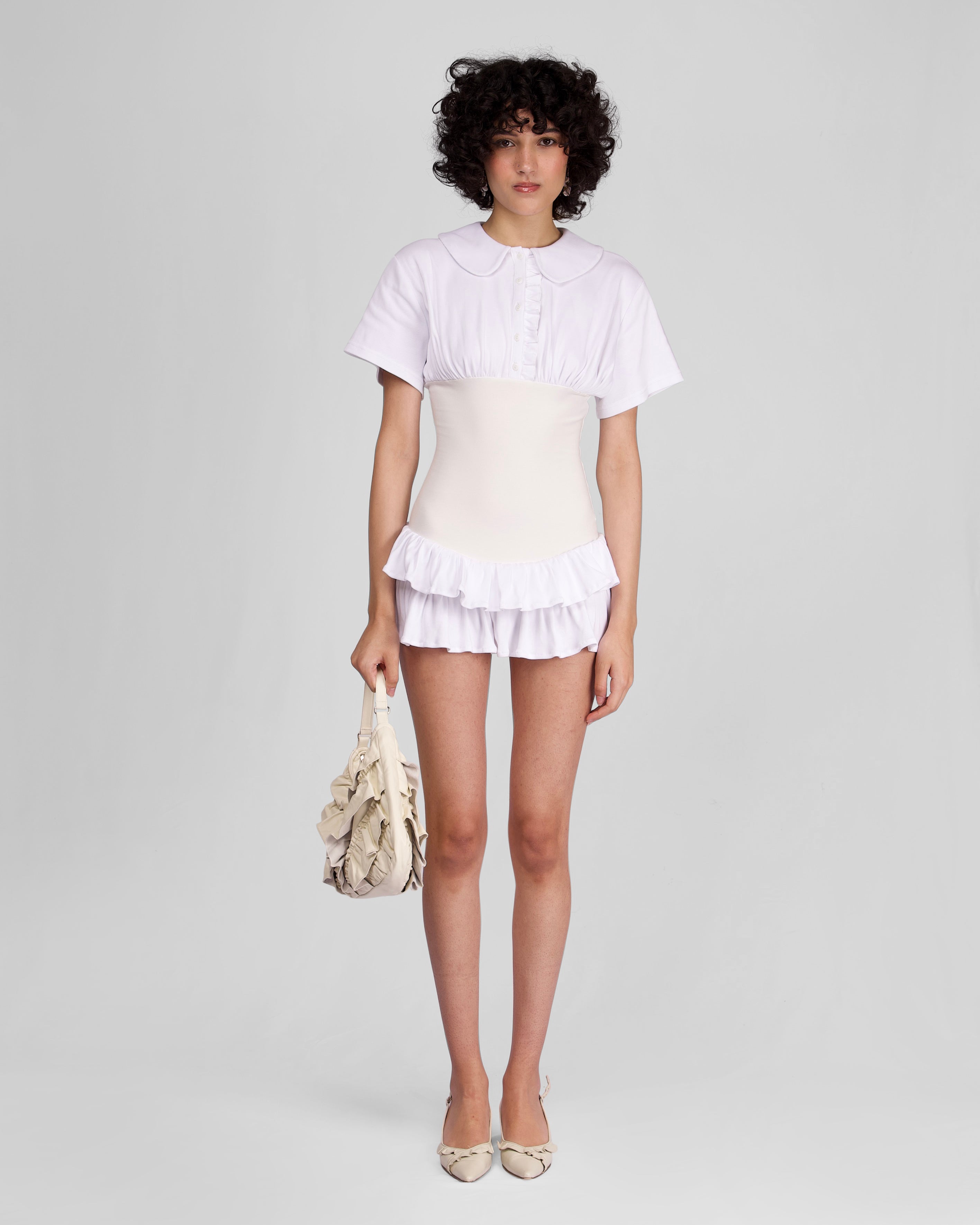 Andrea Collared Mini Dress