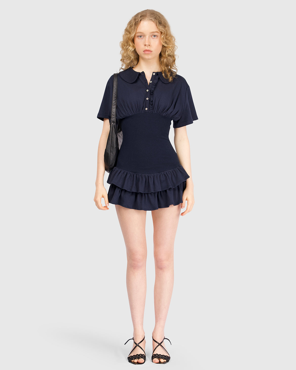 Andrea Collared Mini Dress