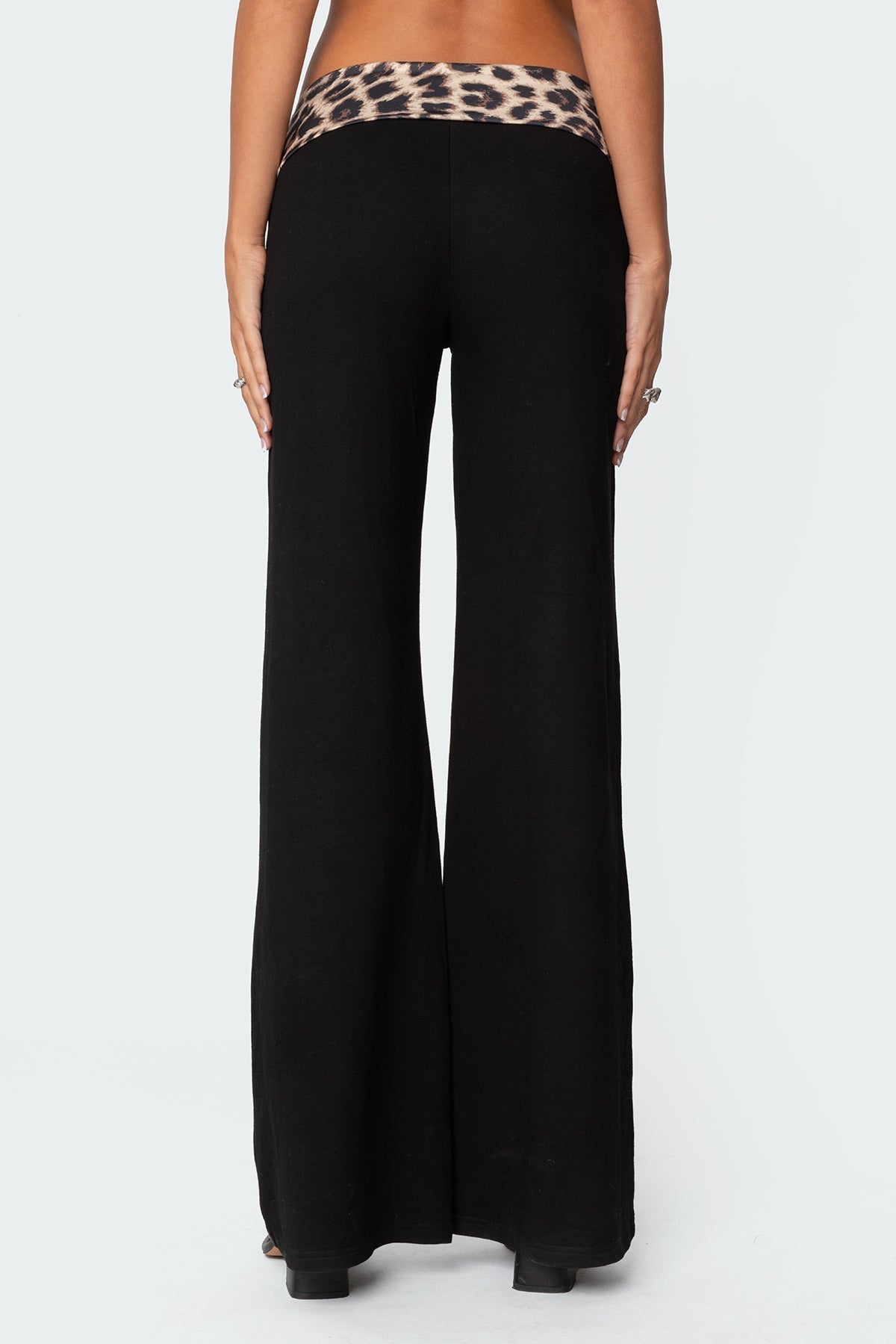Leopard Flared Pants