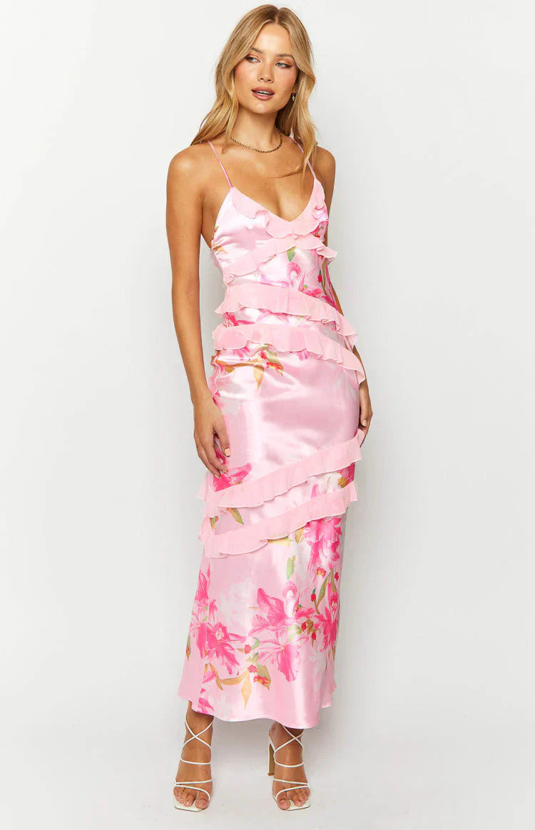 Floral Ruffle Dress