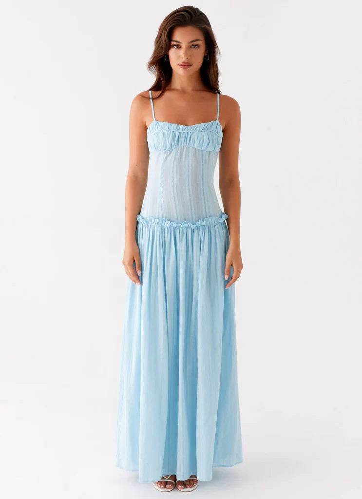 Anastasia Drop Waist Maxi Dress