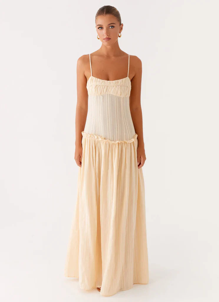 Anastasia Drop Waist Maxi Dress
