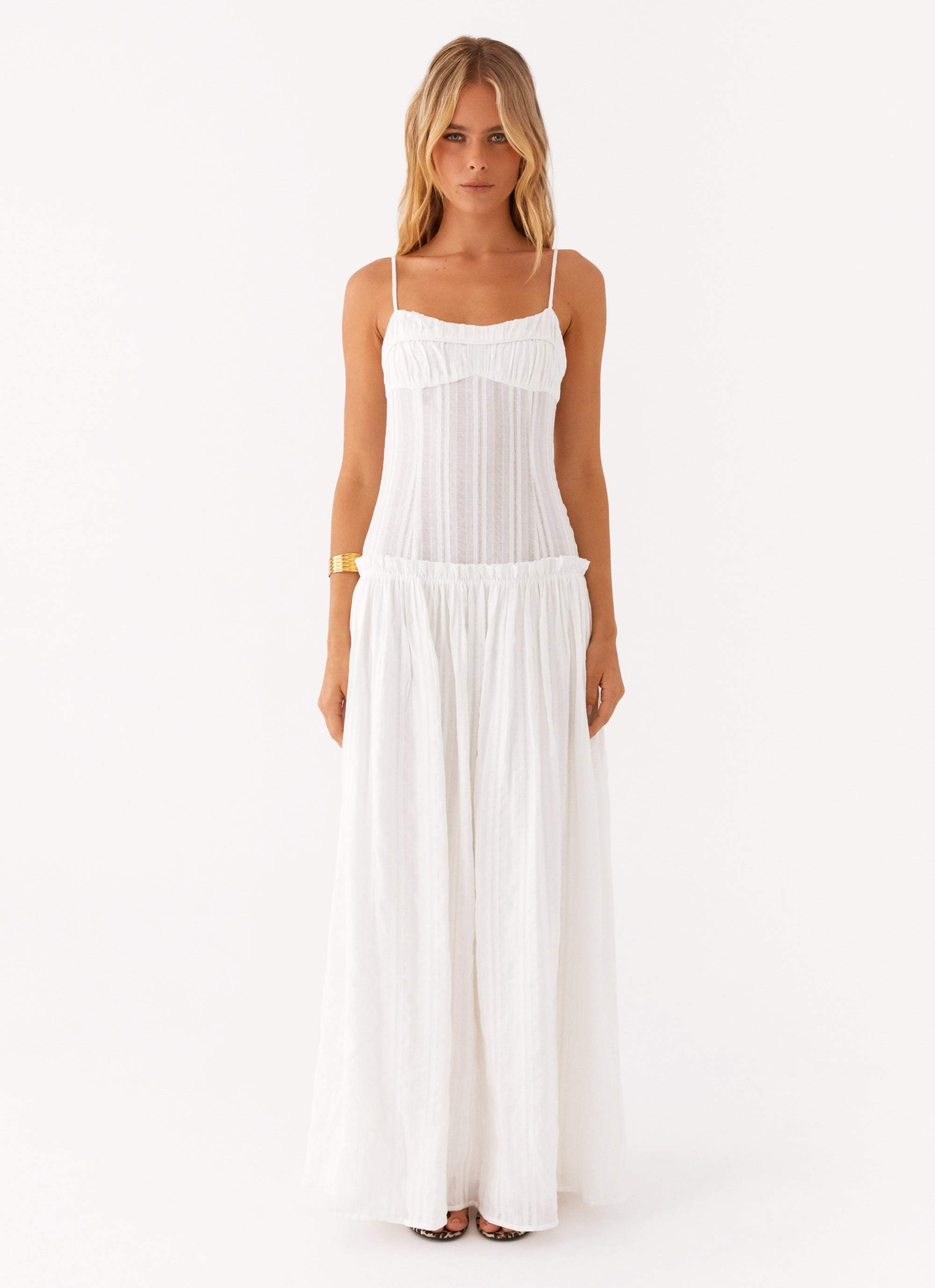 Anastasia Drop Waist Maxi Dress