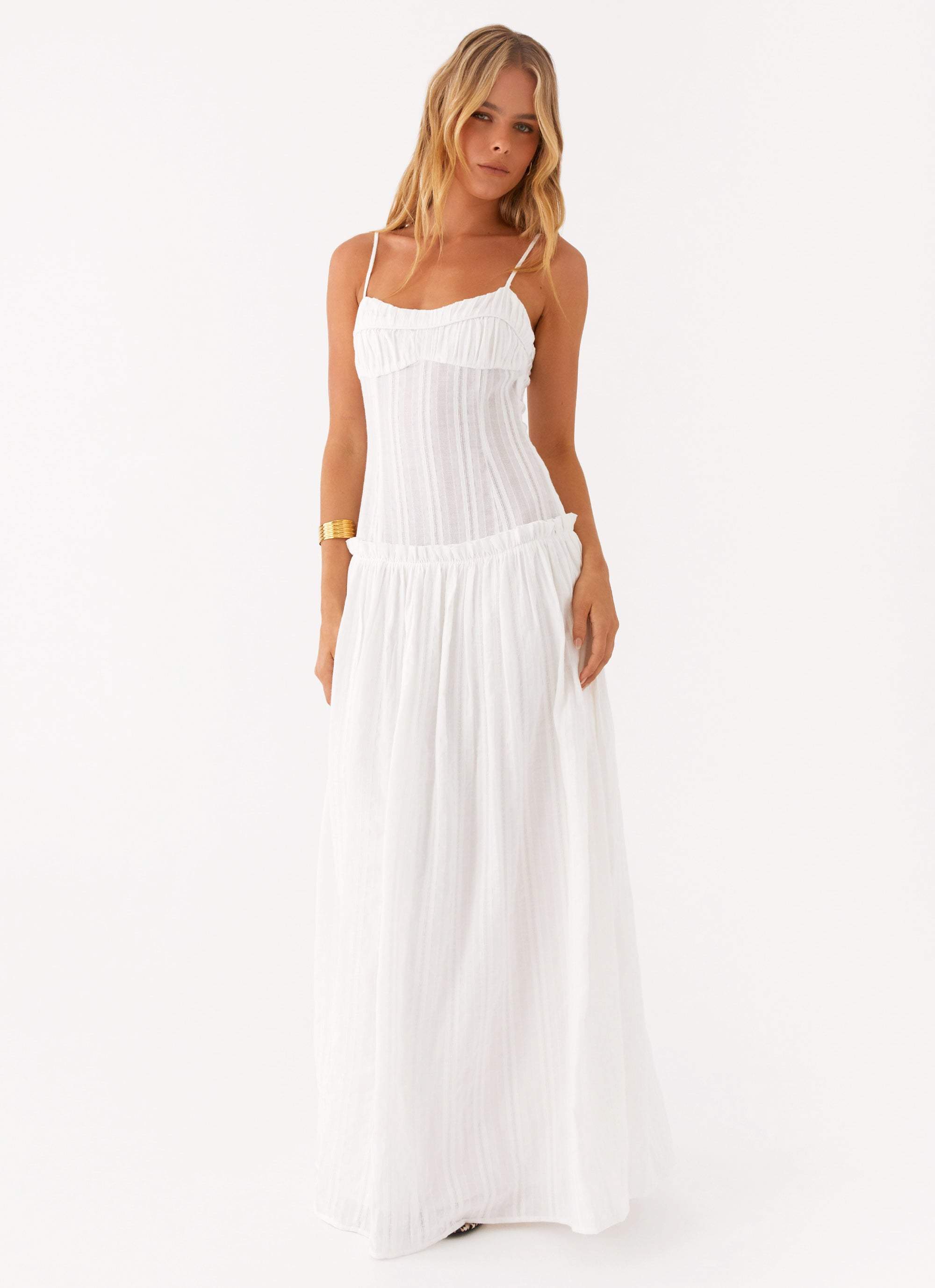 Anastasia Drop Waist Maxi Dress