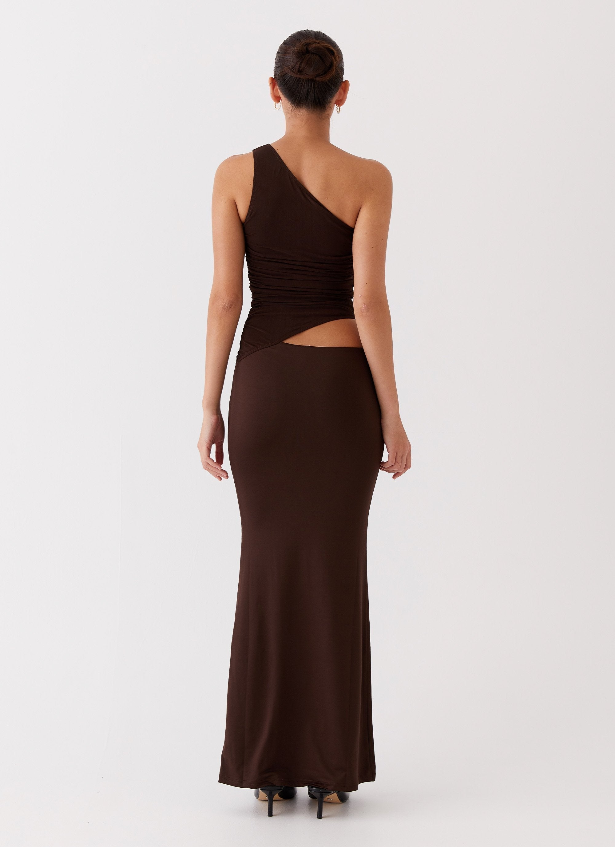 One Shoulder Maxi Dress