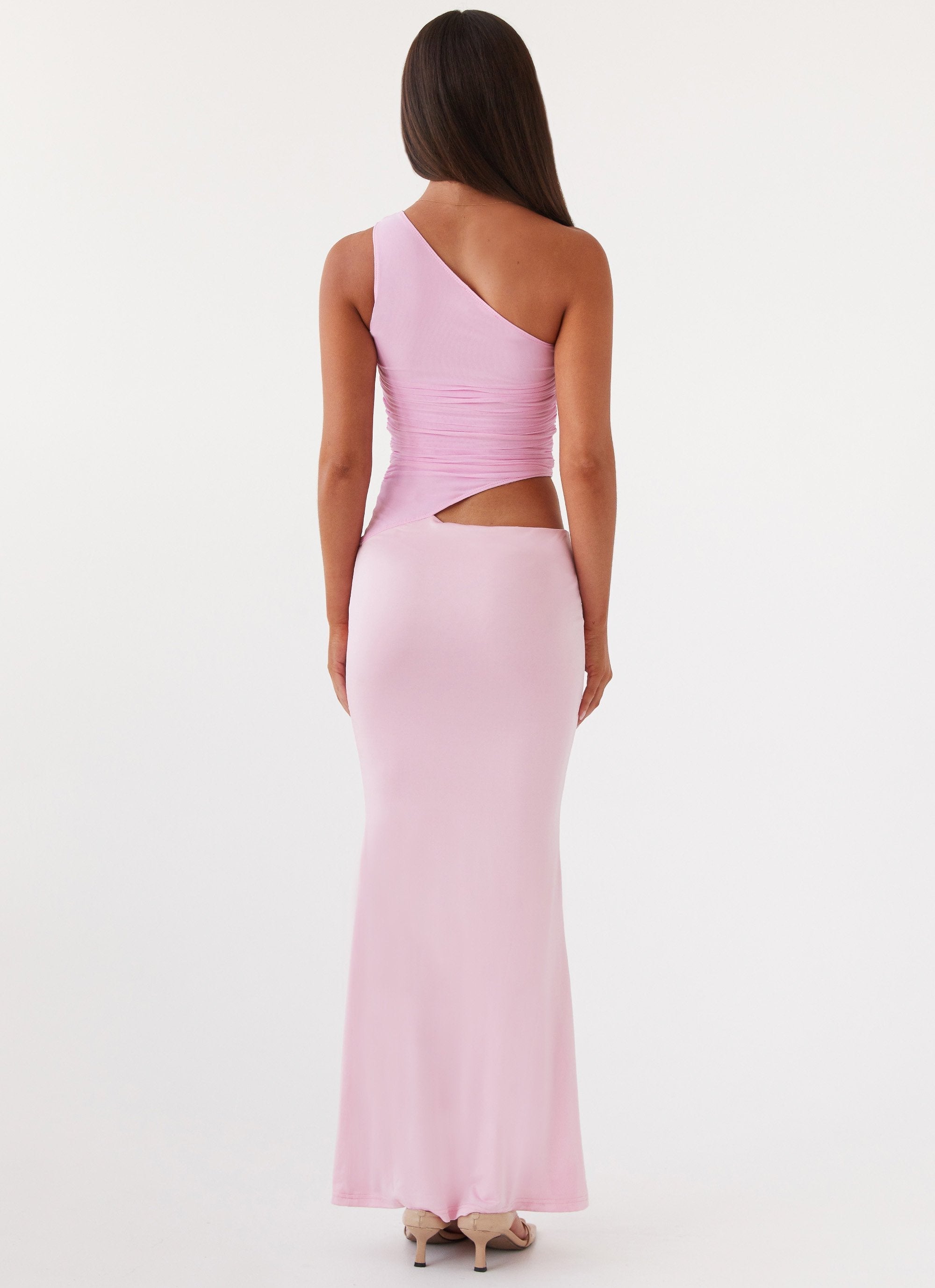 One Shoulder Maxi Dress