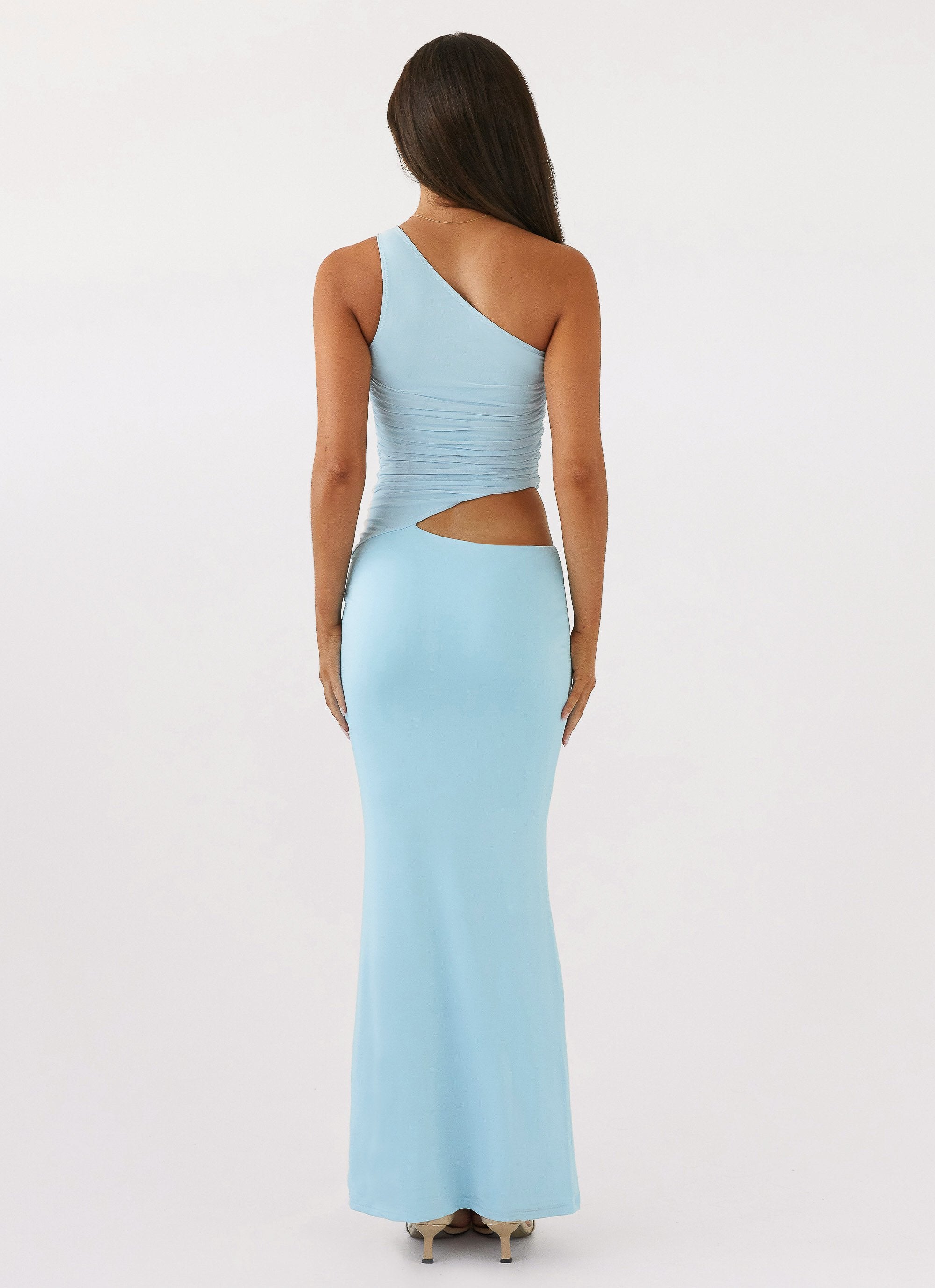 One Shoulder Maxi Dress