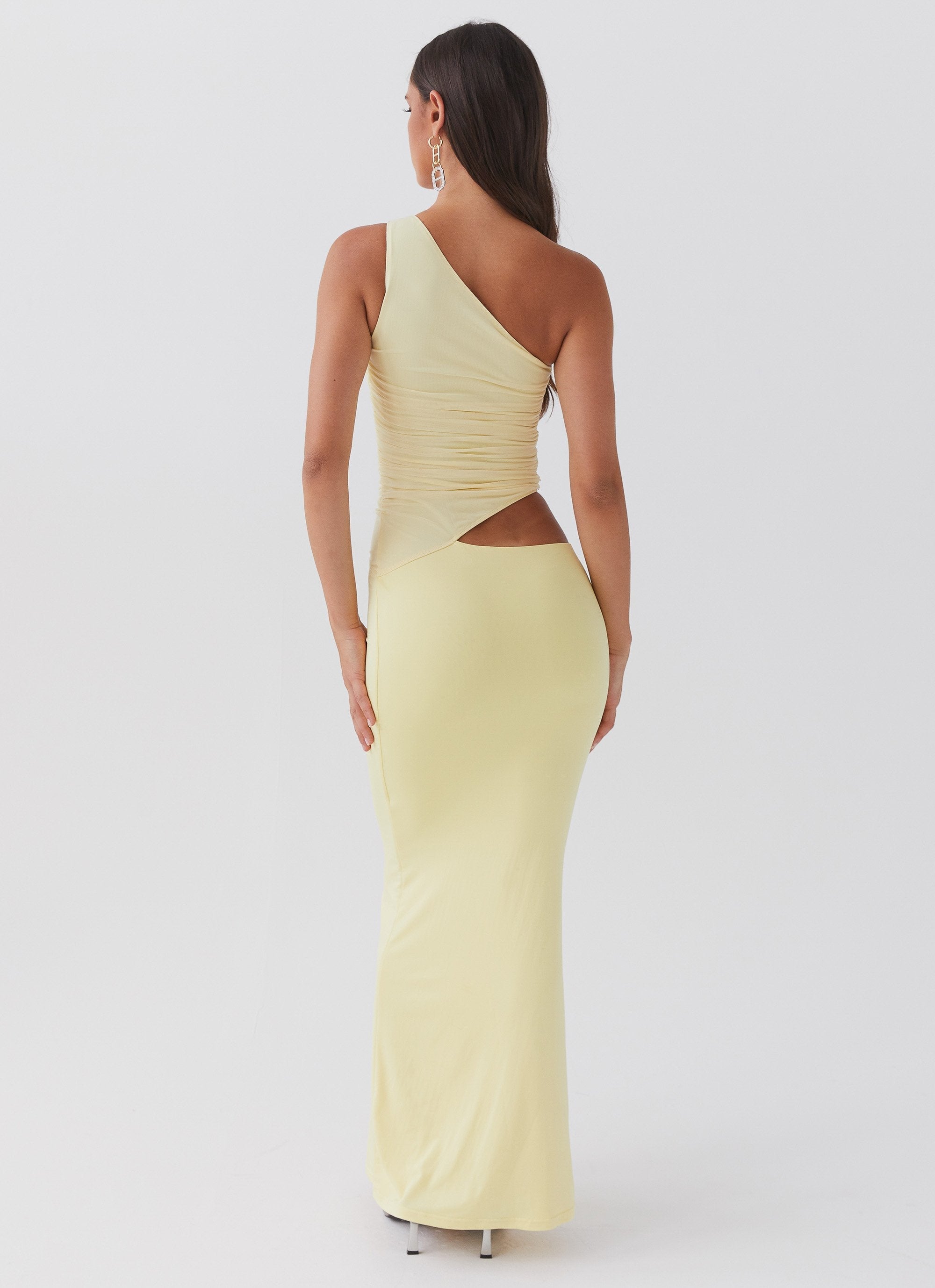 One Shoulder Maxi Dress