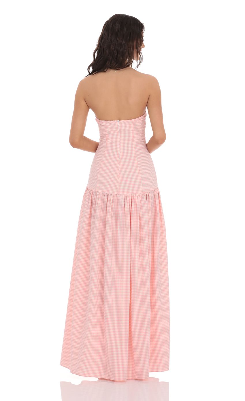 GINA STRAPLESS MAXI DRESS
