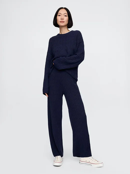 Cable Pattern Sweater + FREE Joggers