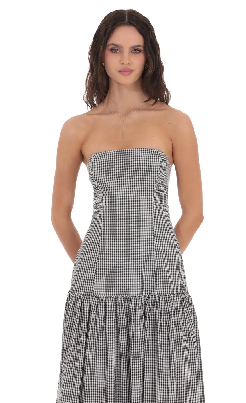 GINA STRAPLESS MAXI DRESS
