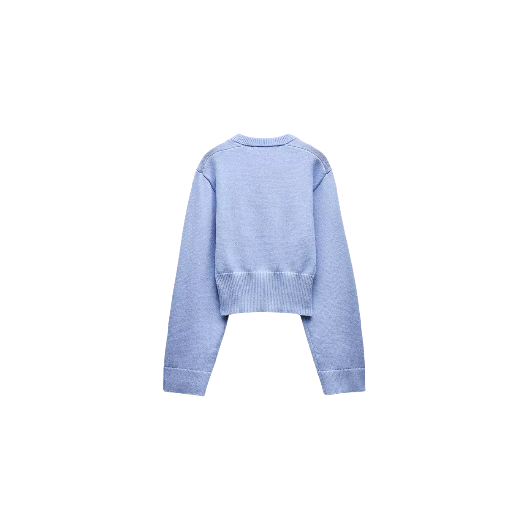 Wide sleeve sweater