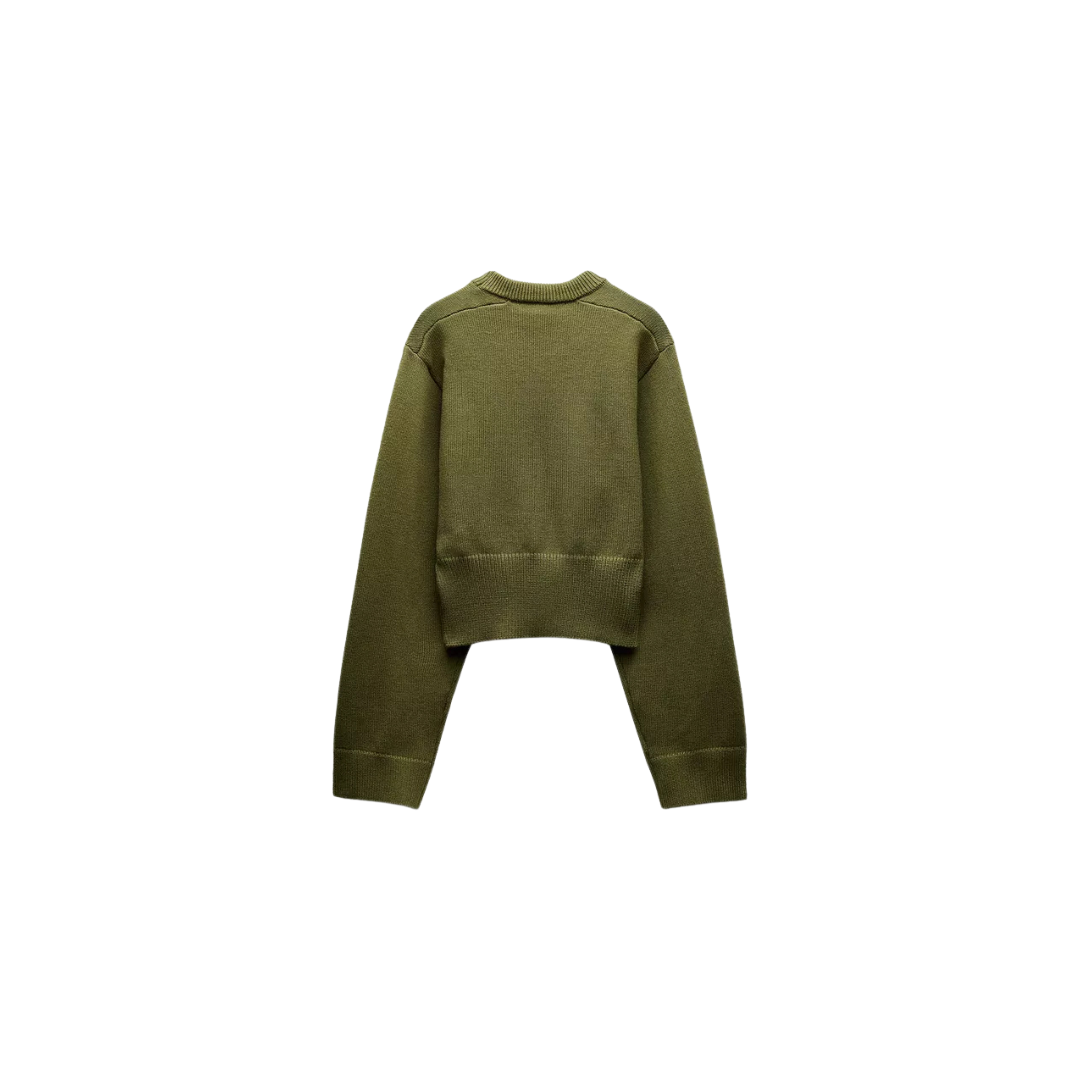 Wide sleeve sweater