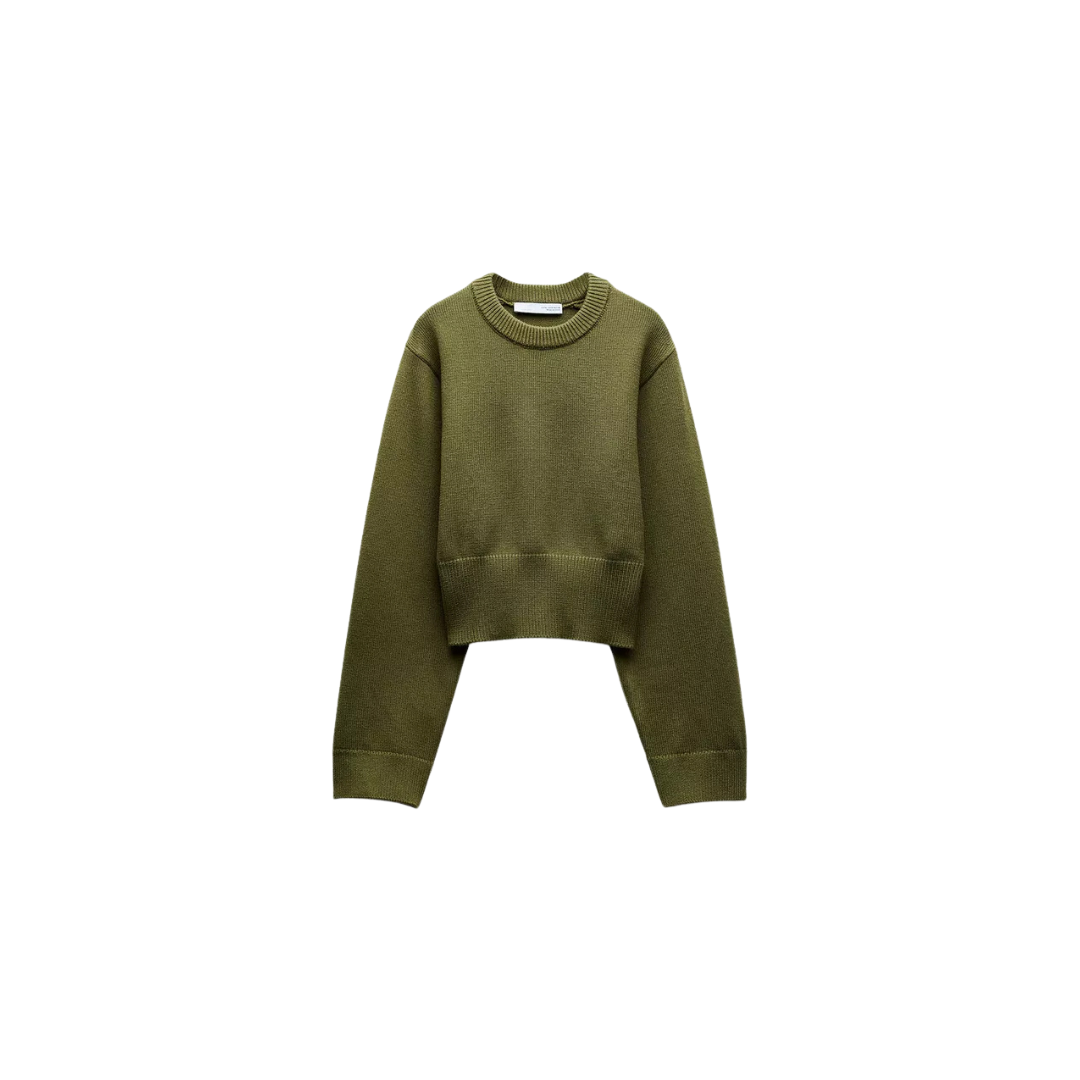 Wide sleeve sweater