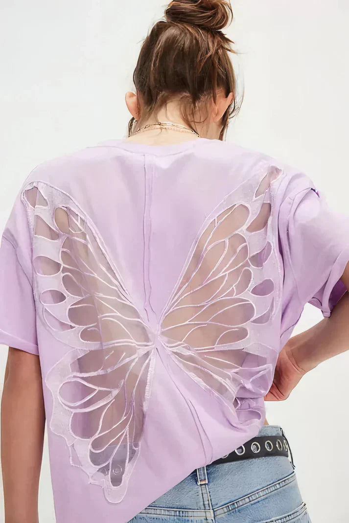 The Butterfly Open Back T-Shirt