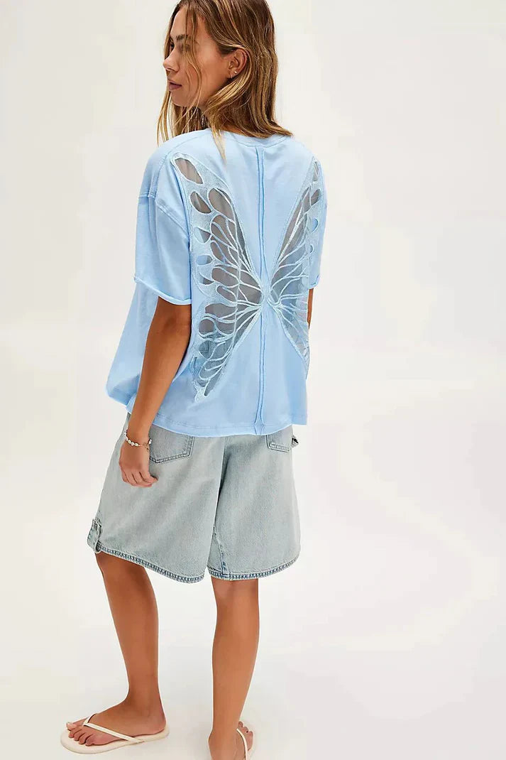 The Butterfly Open Back T-Shirt