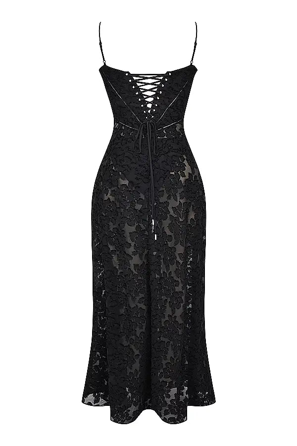 Black Floral dress