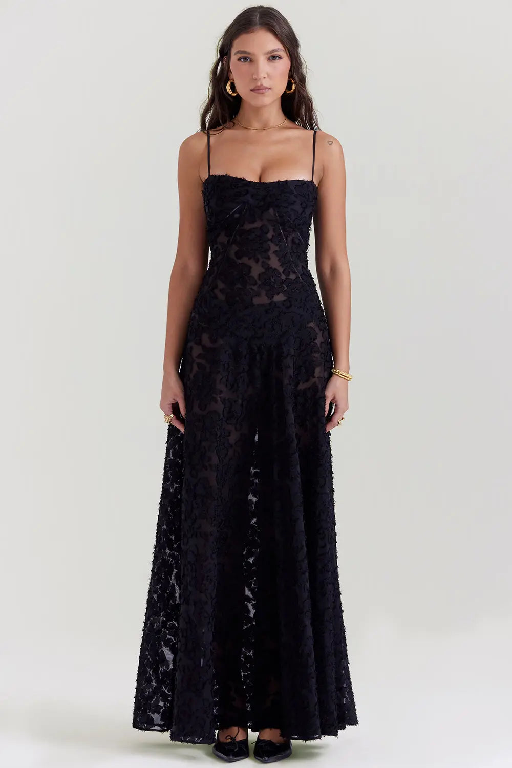 Black Floral dress