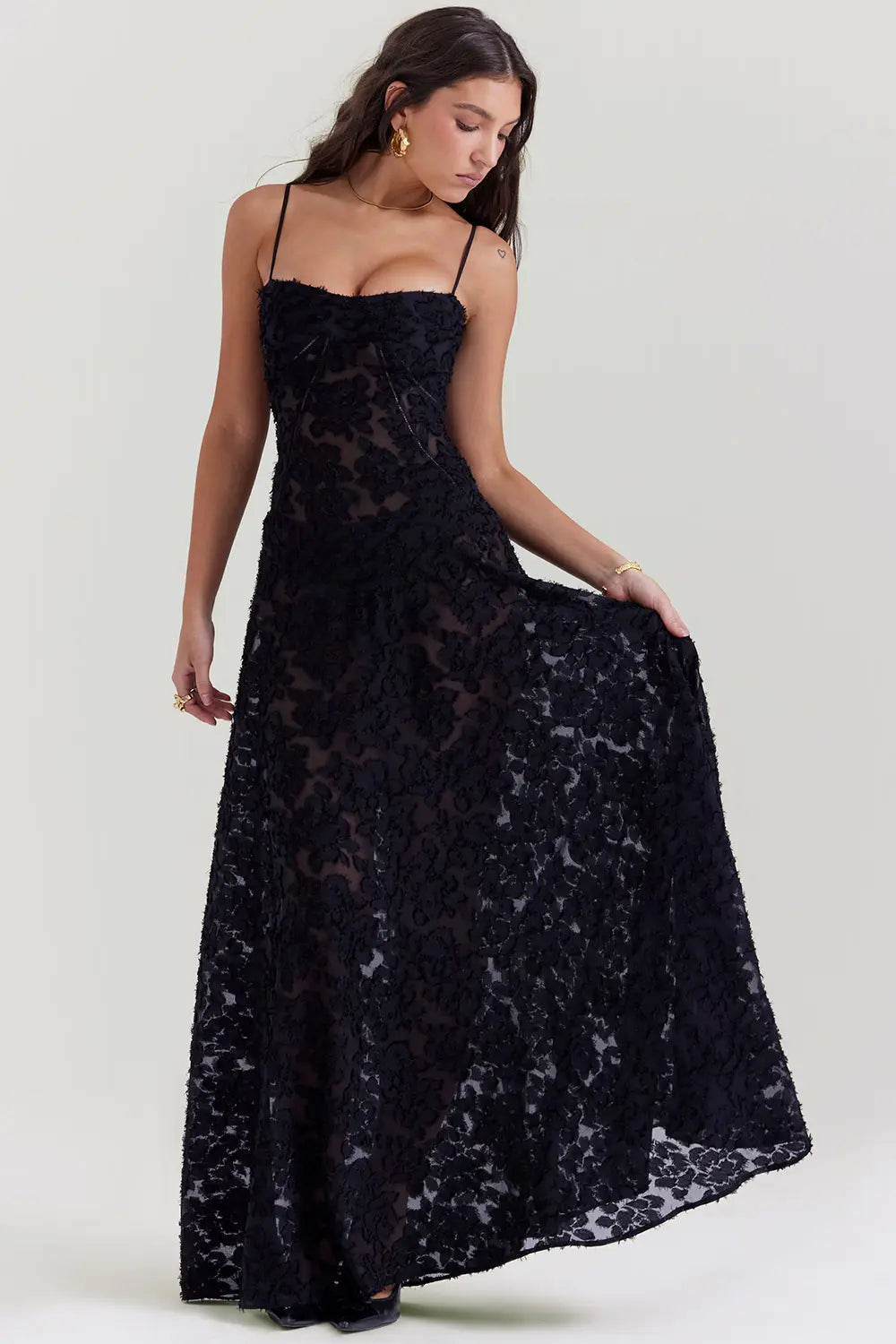 Black Floral dress