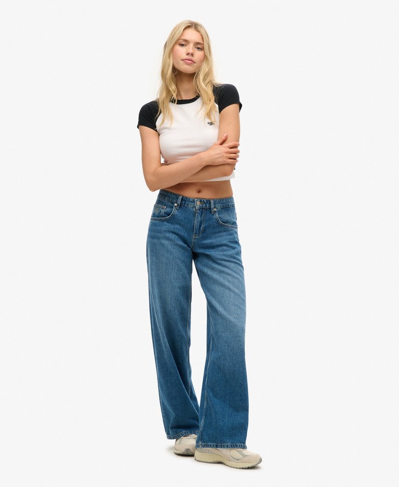Mid Rise Baggy Jeans
